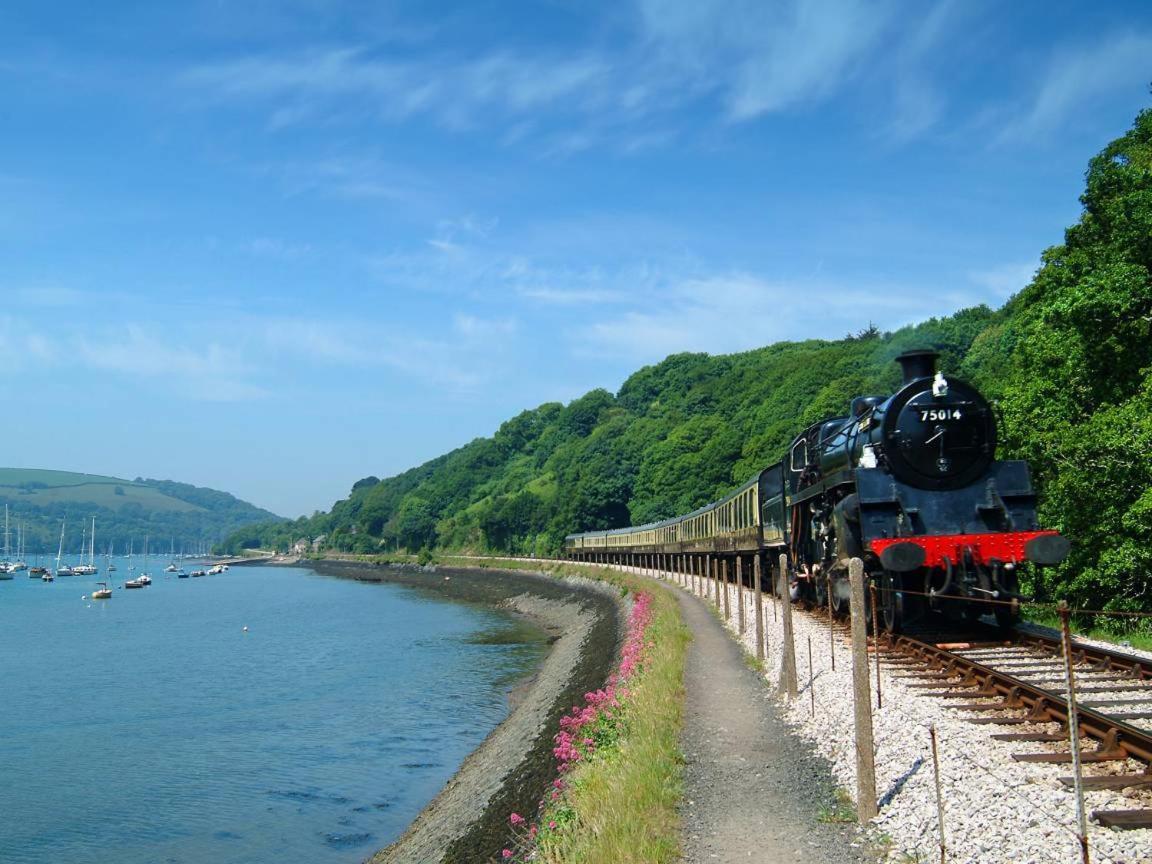 Caldon Holiday Chalet Sleeps 4 In Dartmouth Wifi Electric Inc Pet Friendly Exteriör bild