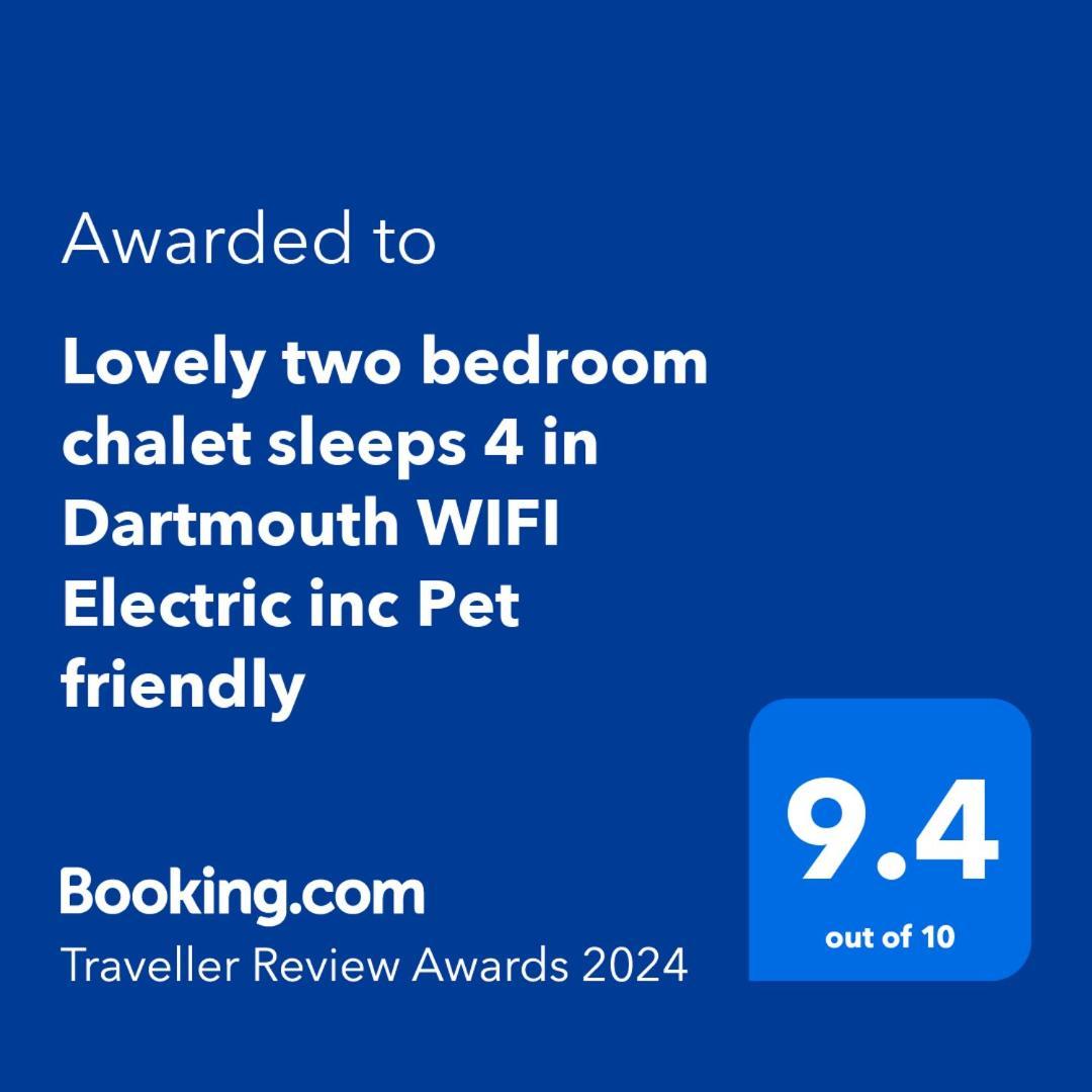 Caldon Holiday Chalet Sleeps 4 In Dartmouth Wifi Electric Inc Pet Friendly Exteriör bild